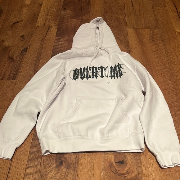Overtime Men’s White Hoodie Size S - Picture 1 of 5